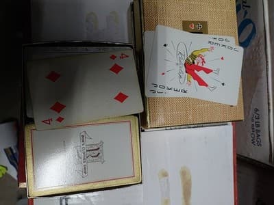 3 Sets Of 2 Decks Of Vintage Designer Playing Cards - Thumbnail 8