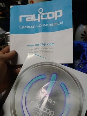 Raycop RE-100AWH Lite Handheld UV HEPA Allergen Sanitizing Vacuum 330W White - Thumbnail 7