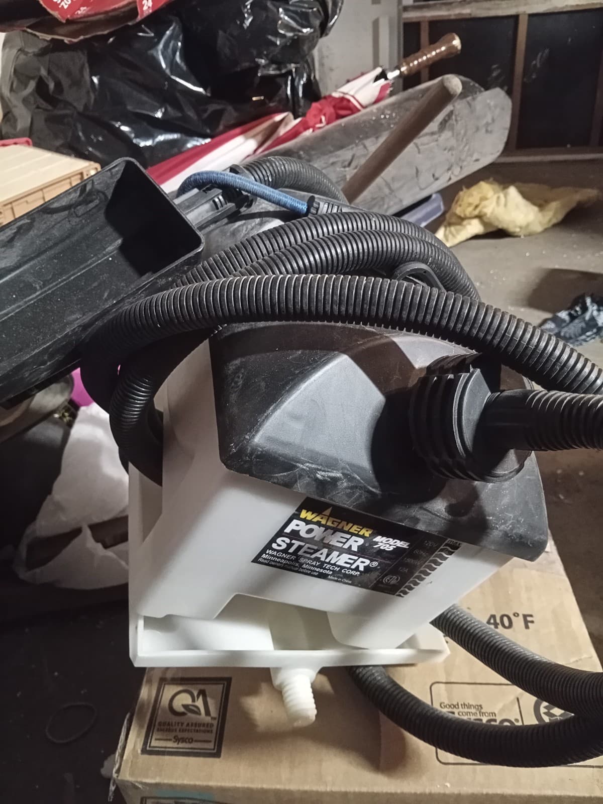 Working Wagner Power Steamer 705 Water Tank Reservoir & Power Cord~Parts Only - Thumbnail 4