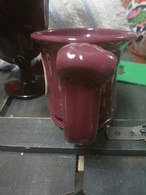 Deneen Hand Made Pottery Coffee Mug Ruttgers Sugar Lake Lodge - Thumbnail 2