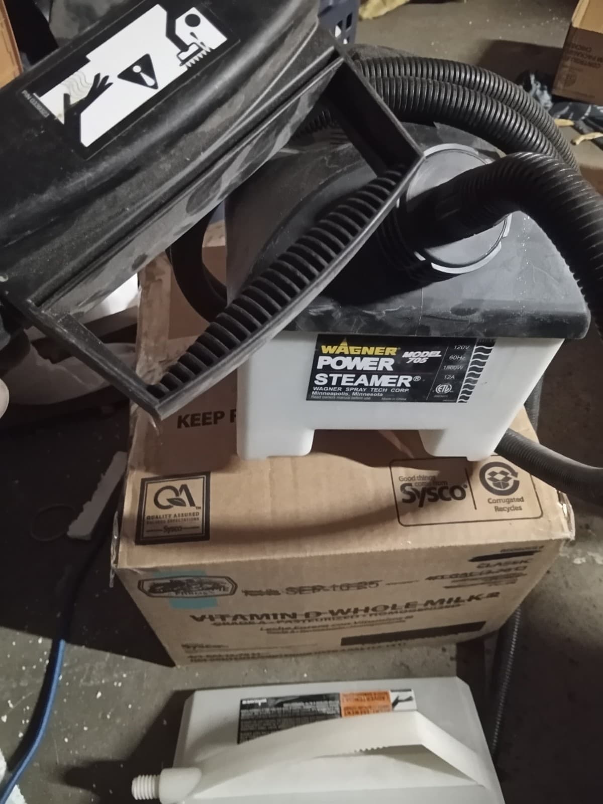 Working Wagner Power Steamer 705 Water Tank Reservoir & Power Cord~Parts Only - Thumbnail 3