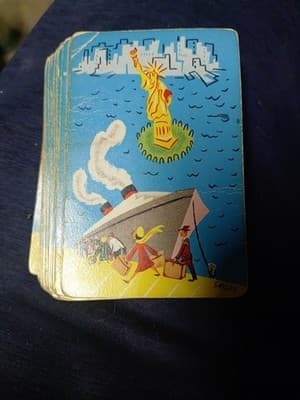 Playing Cards From 40s Or 50s . Artist Is SAYLES. No Box But All Card Are There - Image 1