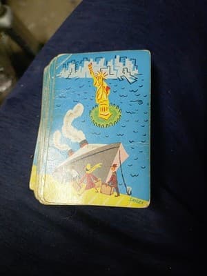 Playing Cards From 40s Or 50s . Artist Is SAYLES. No Box But All Card Are There - Thumbnail 2