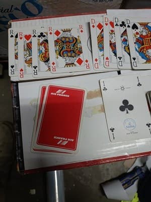 2 Vintage Decks Of Playing Card From: /Air France. / Northwest Orient - Thumbnail 4