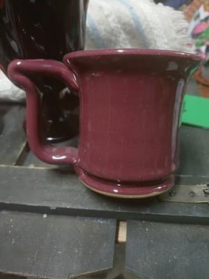 Deneen Hand Made Pottery Coffee Mug Ruttgers Sugar Lake Lodge - Thumbnail 3