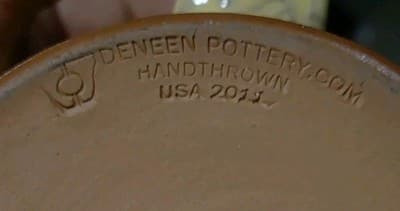 Deneen Hand Made Pottery Coffee Mug Historic Scanlac House Bed & Breakfast Inn - Thumbnail 5