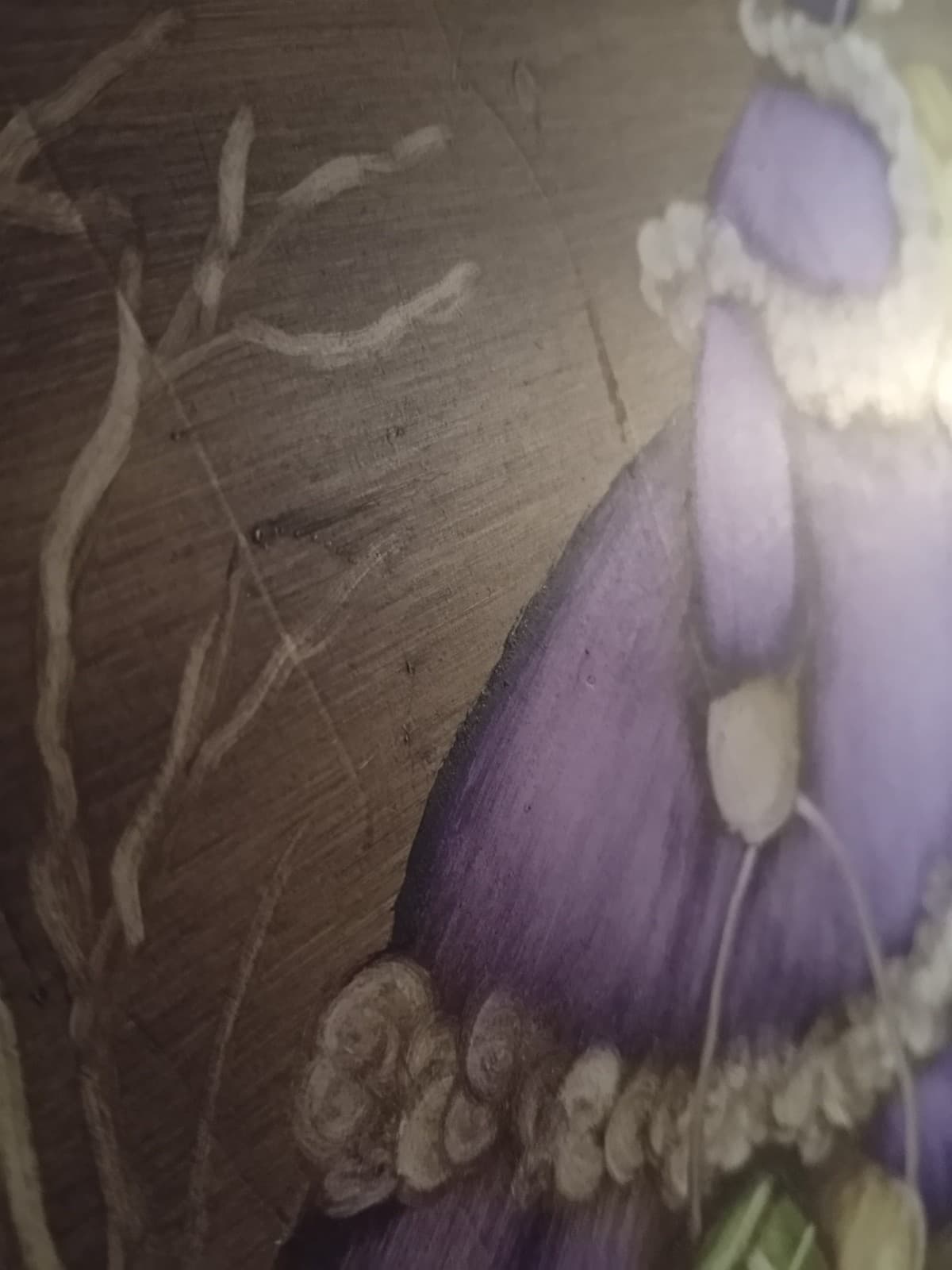 2007 wooden sled with a beautiful painting by Nina Stachewiez. - Thumbnail 5