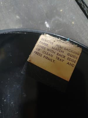 Vtg 1960’s Louisiana State Serving Tray Black Gold Round Magnolia 11”New Orleans - Thumbnail 3