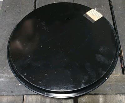 Vtg 1960’s Louisiana State Serving Tray Black Gold Round Magnolia 11”New Orleans - Thumbnail 2