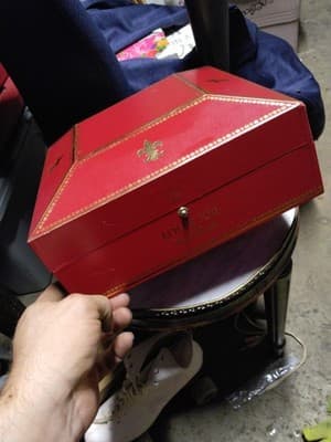 Baccarat Remy Martin Louis XIII Outer Box From Japan Rare With Book. - Image 1