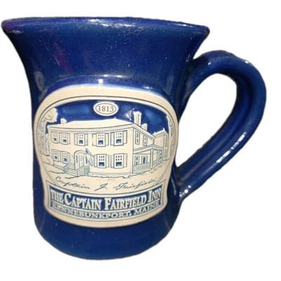 Daneen Pottery Coffee Mug The Captain Fairfield Inn Kennebunkport, Maine - Image 1