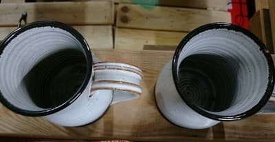 Pair Vintage 1985 Minnesota Renaissance Festival 15th Anniv Mugs Deneen Pottery - Thumbnail 4