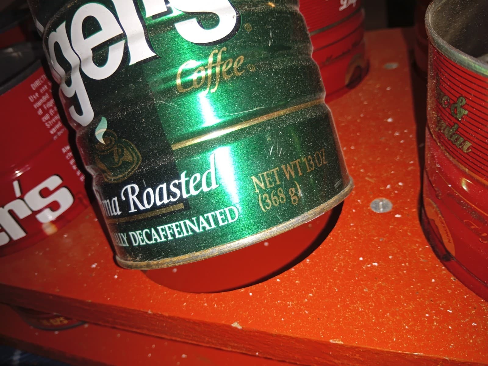 10 13oz coffee can organizer carrier/planter wooden. - Thumbnail 5