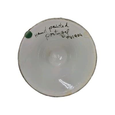 Antique Hand Painted In Portugal Porcelain Vase sign PV 1904 Country Scene - Thumbnail 6