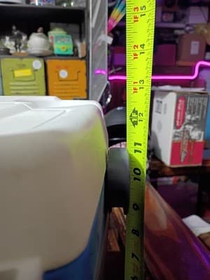 New Igloo Quantum 12 Qt Cooler & Ozark Trail 21pc Camping Table Setting Set Blue - Thumbnail 6