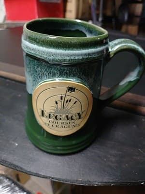 Handmade Stoneware Coffee Mug By Deneen Pottery In Excellent Condition - Image 1