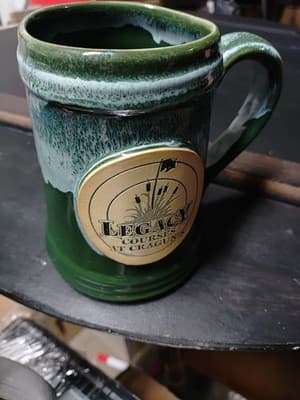 Handmade Stoneware Coffee Mug By Deneen Pottery In Excellent Condition - Thumbnail 5