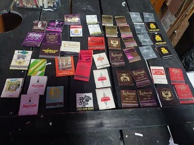 Lot of 48 Vintage Hotel & Motel Matchbooks - Used Advertising Collection - 48pc - Image 1