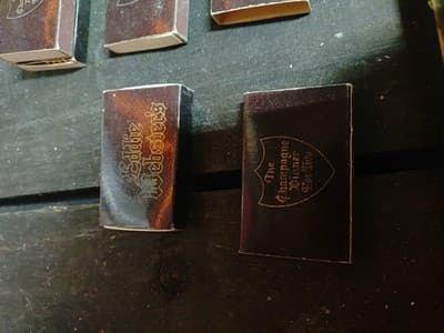 7 Vtg Eddie Webster’s Matchboxes - UNSTRUCK - New Old Stock Bloomington MN - Thumbnail 2