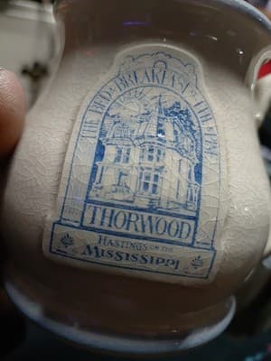 Vintage Heritage Designs Deneen Pottery Thorwood Hastings MN B&B Stoneware Mug - Thumbnail 6