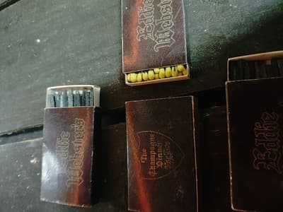 7 Vtg Eddie Webster’s Matchboxes - UNSTRUCK - New Old Stock Bloomington MN - Thumbnail 4