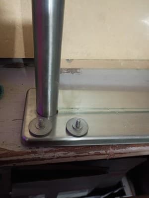 Universal Glass Knife Block - Modern Stainless Steel Kitchen Storage - Removable - Thumbnail 6