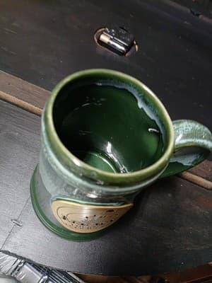 Handmade Stoneware Coffee Mug By Deneen Pottery In Excellent Condition - Thumbnail 2