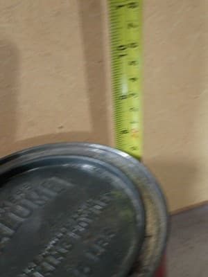 Set of 2 Vintage Calumet 5 lb Baking Powder Tins - Large 8" Cans - Design... - Thumbnail 10