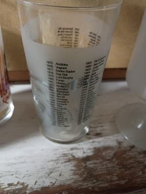 Vintage Horse Racing Glass Lot of 4 - 1986 Smile Breeders’ Cup & Kentucky Derby - Thumbnail 11