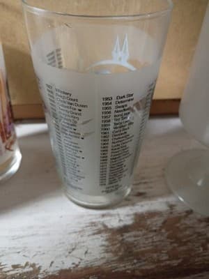 Vintage Horse Racing Glass Lot of 4 - 1986 Smile Breeders’ Cup & Kentucky Derby - Thumbnail 12