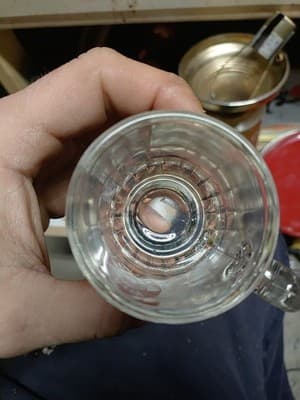 Mini Vintage A&W Rootbeer Small Glass Mugs Old Logo Mug 3" Shot Glass - Thumbnail 2