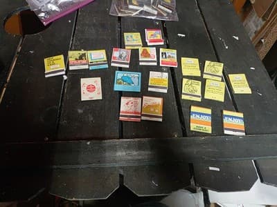 Lot of 20 Vintage Matchbooks FULL UNSTRUCK Sears Driving School King Edward... - Thumbnail 3