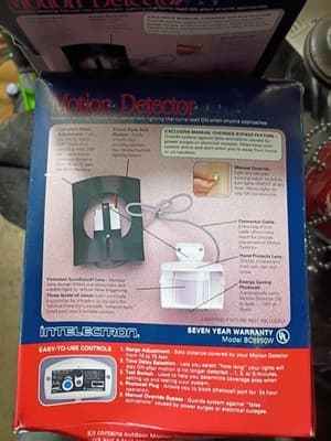 Vintage Intelectron Motion Detector Conversion Kit BC8950W - New Old Stock - Thumbnail 3