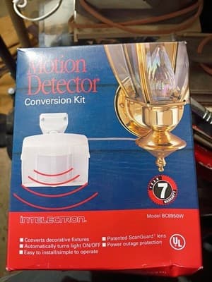 Vintage Intelectron Motion Detector Conversion Kit BC8950W - New Old Stock - Image 1