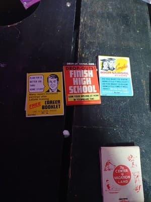 Lot of 20 Vintage Matchbooks FULL UNSTRUCK Sears Driving School King Edward... - Thumbnail 6