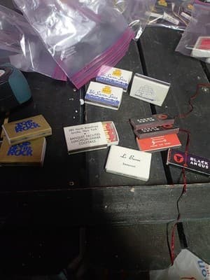 Vintage Lot of 11 Restaurant & Hotel Matchbooks - Black Angus, Seven Seas, NYC - Image 1