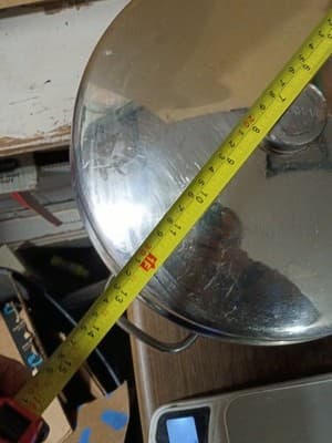 Vintage Farberware 344A Electric Skillet Stainless Steel w/ Lid Rack & Cord USA - Thumbnail 13