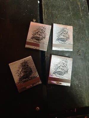 Lot of 9 Vintage Seven Seas Inn Mandan ND Matchbooks Full Unstruck Best Western - Thumbnail 4