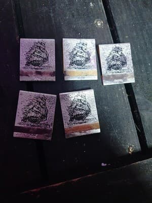 Lot of 9 Vintage Seven Seas Inn Mandan ND Matchbooks Full Unstruck Best Western - Thumbnail 3