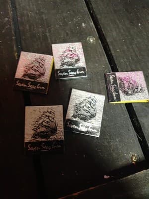 Lot of 9 Vintage Seven Seas Inn Mandan ND Matchbooks Full Unstruck Best Western - Thumbnail 5