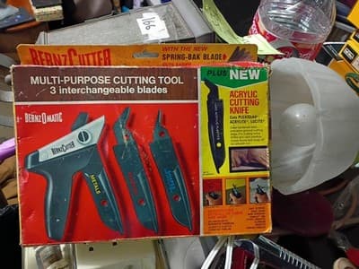 Vintage Bernzomatic BernzCutter Multi-Purpose Cutting Tool w/ 3 Blades - NOS - Thumbnail 2