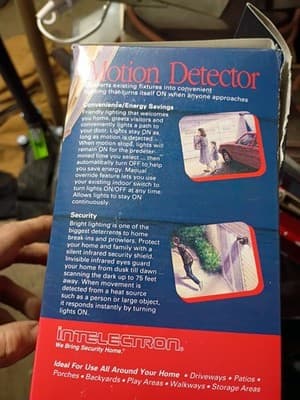 Vintage Intelectron Motion Detector Conversion Kit BC8950W - New Old Stock - Thumbnail 2