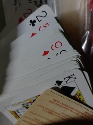 Tripoley Deluxe Mat Version Board Game of Rummy Hearts & Poker Family Cadaco - Thumbnail 6