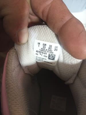 Childs Size 2 Pre-owned Floral Boutique Pink Puma's - Thumbnail 5