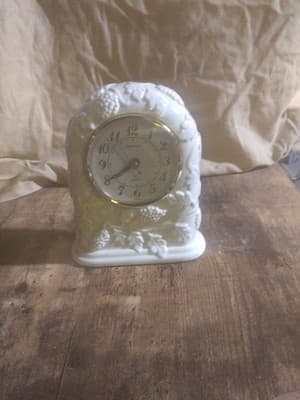 Ingraham Quartz Porcelain Clock - Image 1