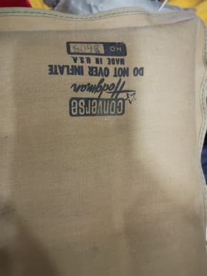 Vintage Converse Hodgman Air Mattress Pair No. 3604 3605 + Pump - TESTED 72HR - Thumbnail 7