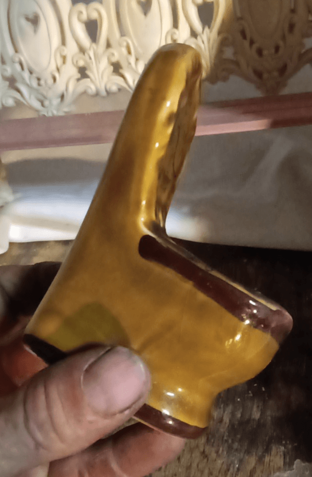 Rest Your Ash Toilet Florida Souvenir Ceramic Ashtray Alligator Vintage 1960s - Thumbnail 5