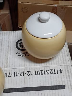 Tabletops Unlimited Yellow Stoneware Completer Set - 6pc Remaining - Read Notes - Thumbnail 5