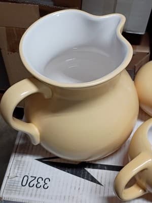 Tabletops Unlimited Yellow Stoneware Completer Set - 6pc Remaining - Read Notes - Thumbnail 16