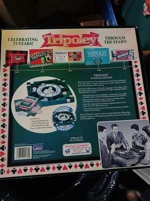 Tripoley Diamond Edition Cadaco Rotating Turnable Tray 2006 Celebrating 75yrs - Thumbnail 3